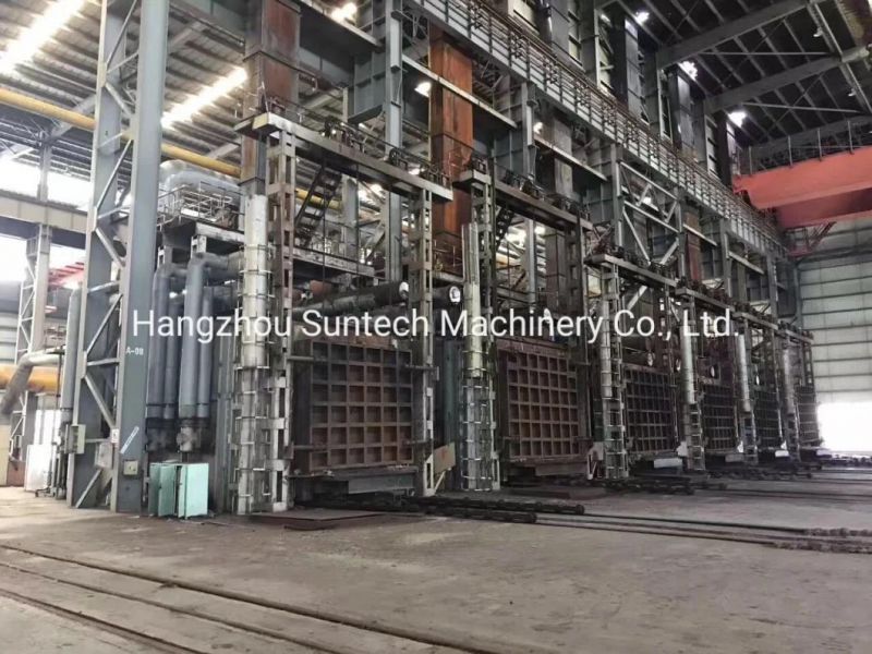 Hearth Bogie Type Car Bottom Type Trolley Type Regenerative Heating Reheating Annealing Heat Treatment Furnace