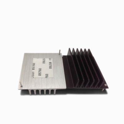Set Top Box PCB Aluminum Extruded Aluminum Heat Sinks with Heat Dissipation Thermal Pad and Nylon Pins