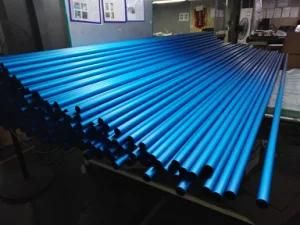 OEM Blue Anodized Aluminum Tube Aluminum Extrusion Service Machining Parts CNC Processing