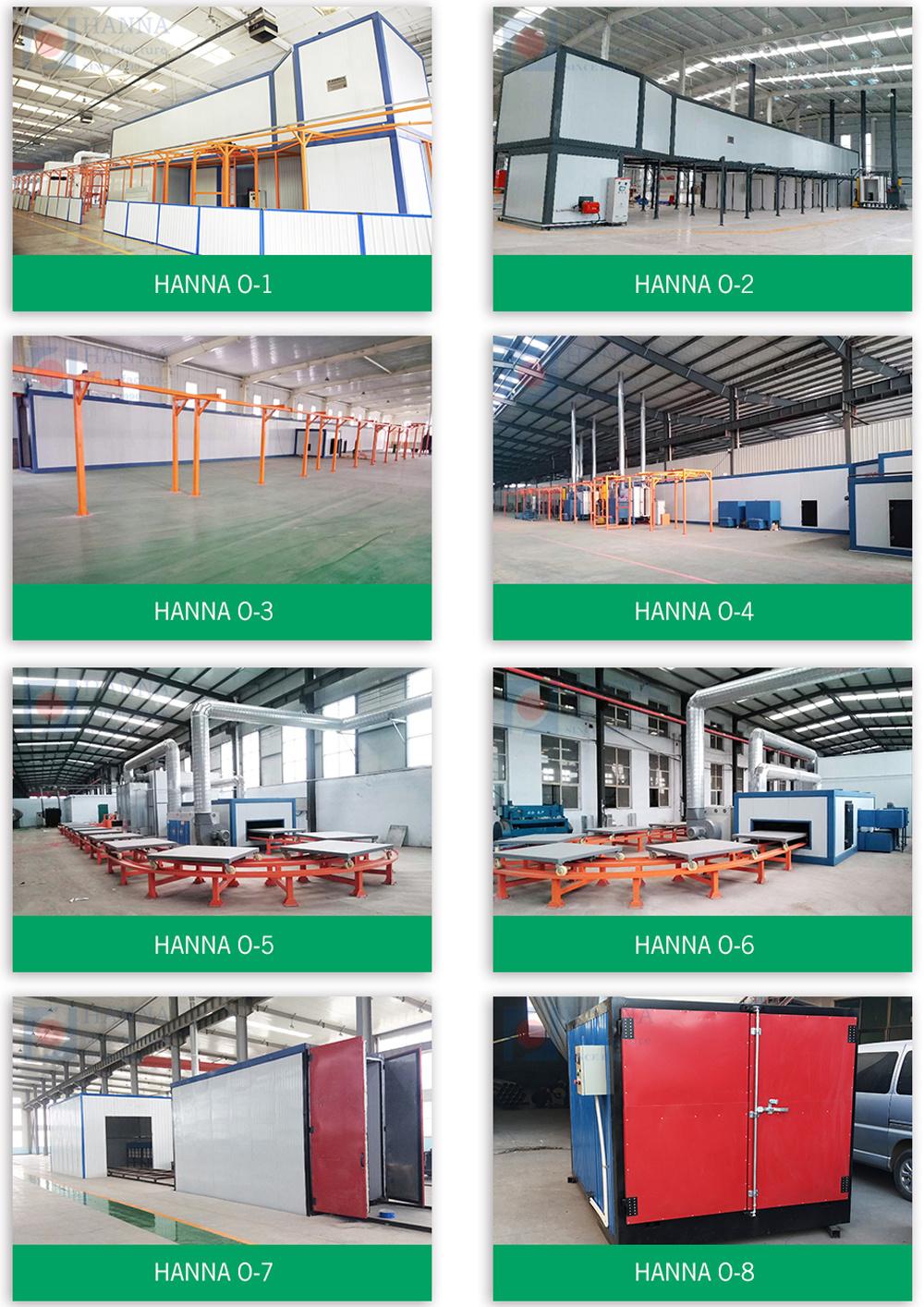 Gas Burn Powder Coating Curing Oven