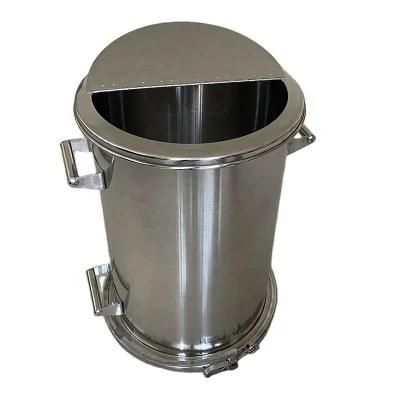 Aluminum/Stainless Steel Powder Coating Spray Feed Barrel/Bucket/Hopper for Powder Coating Machine