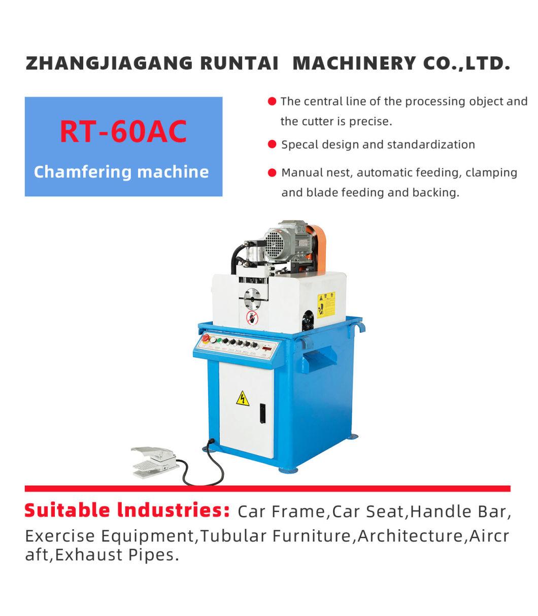 Rt60AC Manual Metal Pipe Inner and Outer Corners Chamfering Machine