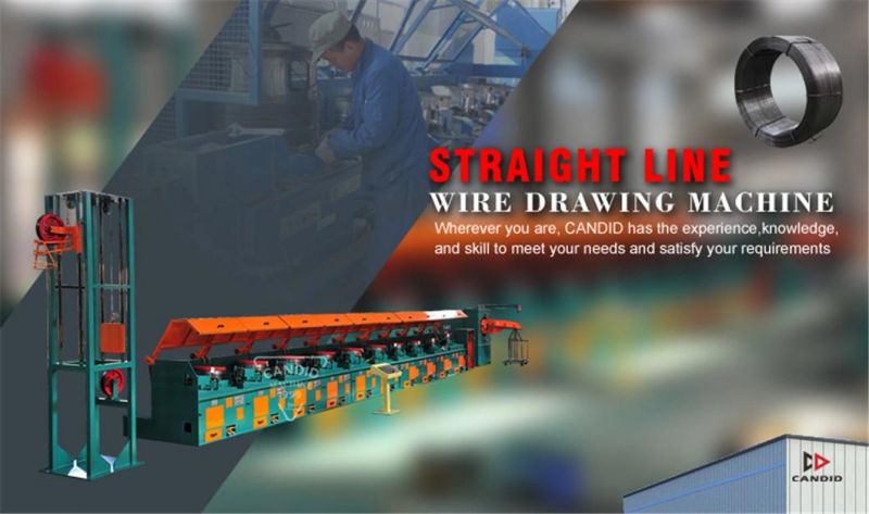 High Efficiency Straight Line Wire Drawing Machine for Carbon Steel