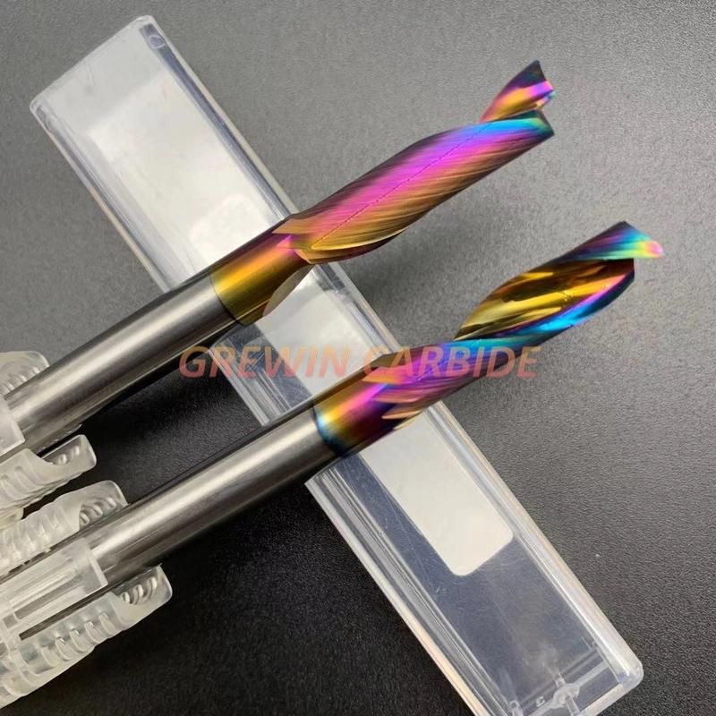 Gw Carbide - Solid Carbide Single Flute End Mill One Flute Endmill Bit
