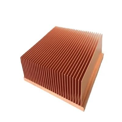 Copper Skived Fin Heat Sink for Electronics and Svg and Apf and Power and Inverter and Welding Equipment