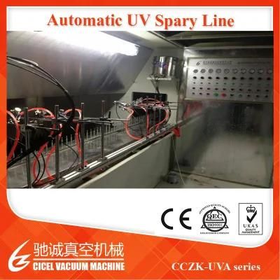 UV Lacquer Paint Shop for Plastic Parts/Plastic PVD Coating Machine