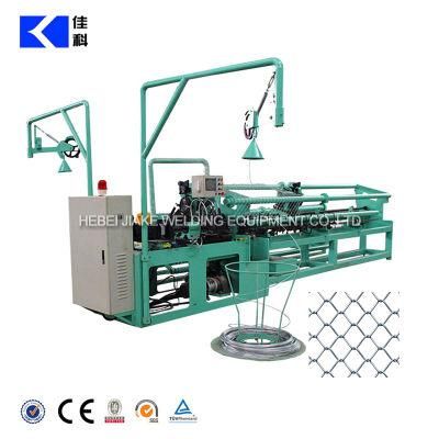 Monthly Deals Galvanized Double Wire Chain Link Fencing Mesh Machine Factory Price