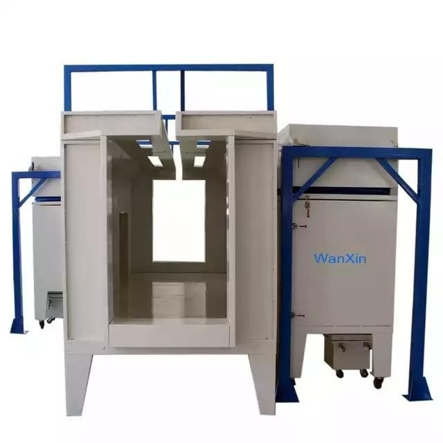 Wheels Manual Electric Small Powder Coating System Package with Powder Curing Oven