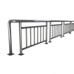 Custom Stainless Steel Stair Balustrade Pillar Hotel Shopingmall Banister Handrail