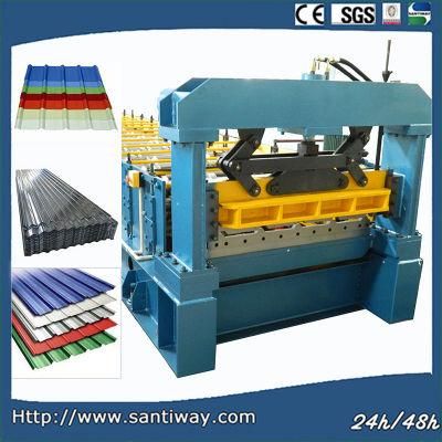 Steel Roof Tiles Cold Roll Forming Machine