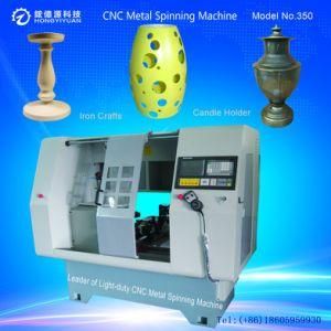 Mini Automatic CNC Metal Spinning Machine for Home Decoration (Light-duty 350B-23)