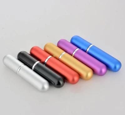 Aluminium Perfume Bottle Mini Portable Glass Sub Bottle Subsurface Aluminum Tube Spray Bottle Empty