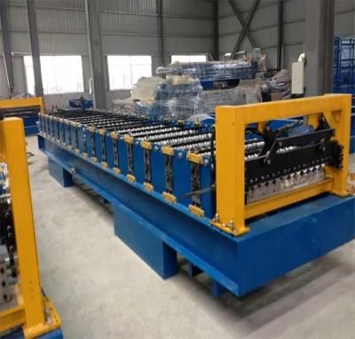 Cr40 Roller High Quality Corrugated Iron Roofing Sheet Roll Forming Machine
