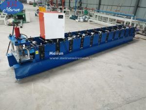 Prepainted Steel Roof Tile Ridge Cap Roll Forming Machine Made in China