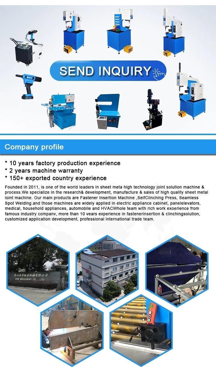Full Touch Screen Electric Control System Self-Piercing Riveting Machine