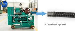 Rebar Construction Machinery Upset Forging Parallel Thread Machine