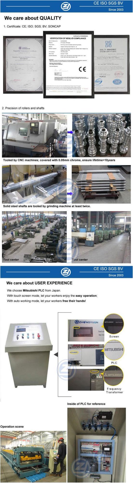 Aluminium Roof Panel Roll Forming Machine
