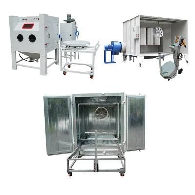 Alloy Wheels Powder Coating Paint Equipment/Machine/ Sandblasting Machine/Electric Oven