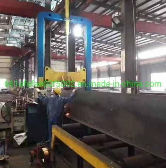 Automatic Steel Plate 40mm Flange Thickness H-Beam T Beam Straightening Machine