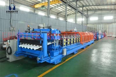 Roll Forming Machine for Step Tile Roof Profile Yx42-170-1020 Type