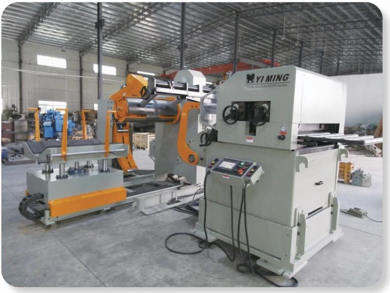 Automatic Metal Sheet 3 in 1 Uncoiling Straightener Servo Feeder