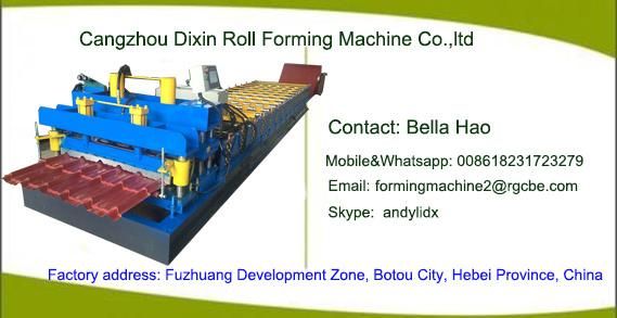 Dixin Hot Sale Matel Roof Tile Roll Forming Machine for Africa