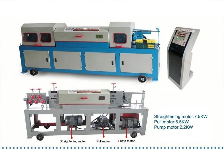 45m/Min Wire Straightener 4-14mm Rebar Steel Bar Cutter Straightening Machine with Ce Standard
