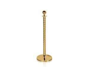 LG-M10 Thread Titanium Stainless Steel Crowd Control Rope Queue Barrier Poles