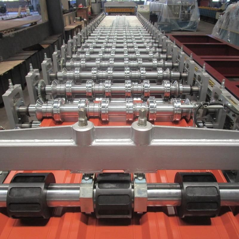 High Efficient Hydraulic Cutting Metal Roof Panel Roll Forming Machine
