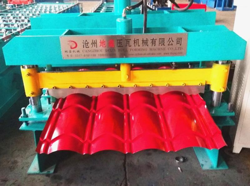 Kenya Popular Glazed Tile Roof Steel Roll Forming Machine /Steel Roof Tile Making Machine