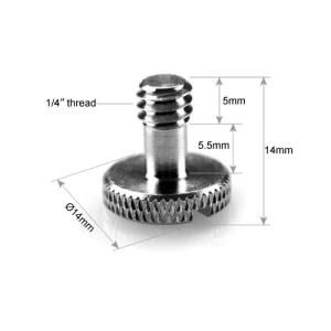 Camera Stainless Steel Metal Tripod Screws Adapter Camera Connecter Fixing 3/8&prime; &prime; Screw