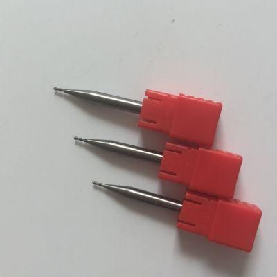 Precision Uncoated 2 Flutes Carbide Micro Cutting Tool