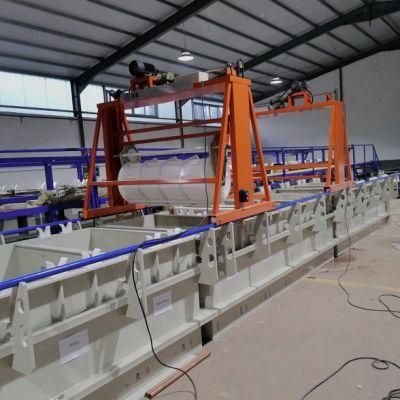 Matel Part Plating Machine with Semi-Automatic Crane Lifting Equipment