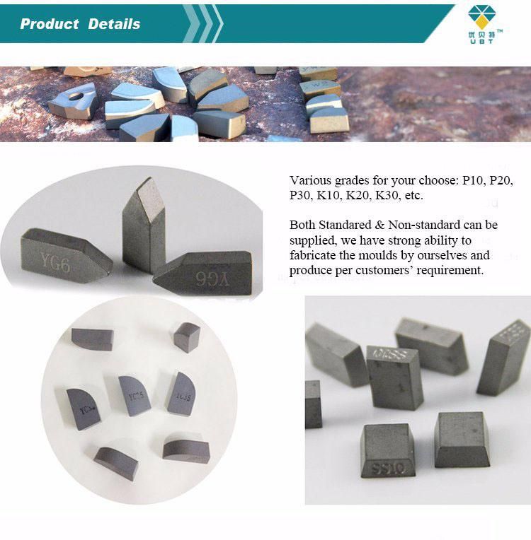 C Type Cemented Carbide Brazing Inserts, Carbide Soldering Tips