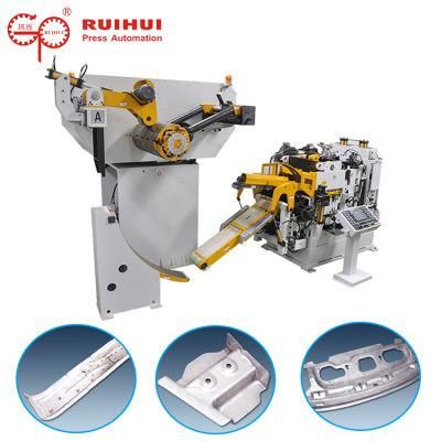 Customized Material Width High Yield Strength Servo Straighten Uncoiler Feeder Machine