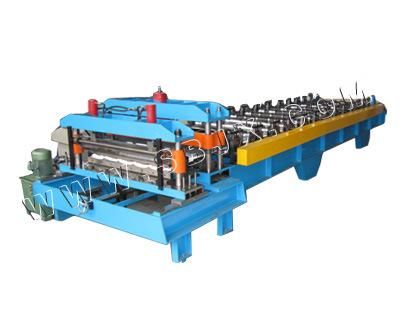 Single Press Mold Steel Tile Forming Machine