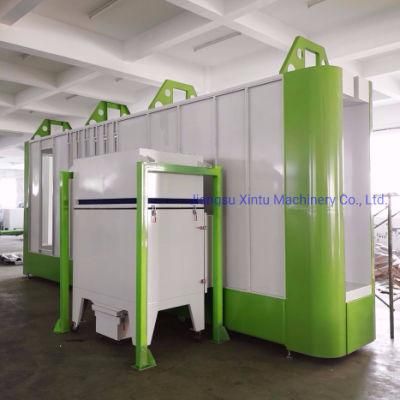 Automatic Powder Coating Spray Booth with Filter Cartridge Recovery System