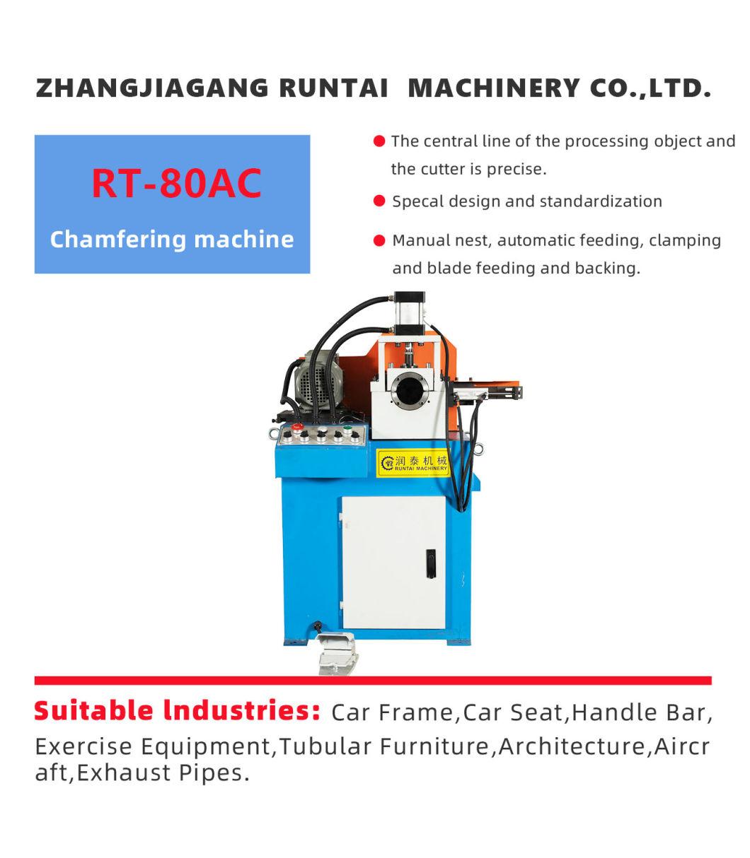 Runtai Machinery Factory Model Rt-80AC Chamfering Machine/Bar Chamfering Machine