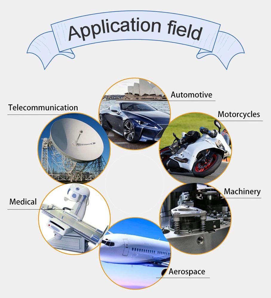 Aluminium Parts Service Precision CNC Machining Glove Making Machinery Lathe Parts