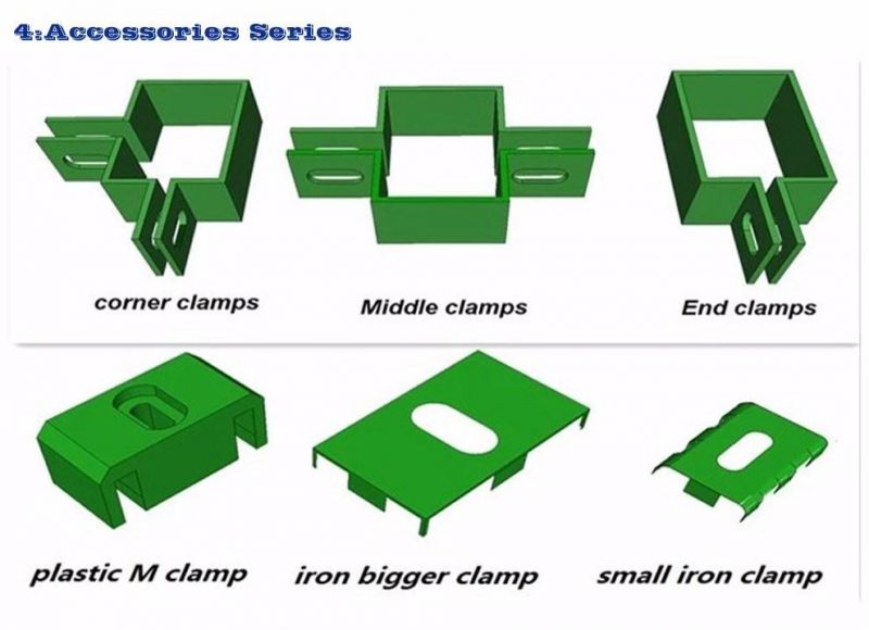 Hardware Wire Mesh Fece Clamps, Clips Made in China
