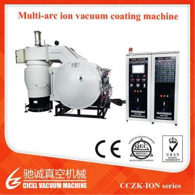 Glass Bangle Rainbow Color Coating Machine/Vacuum PVD Coating Machine for Glass Bracelet