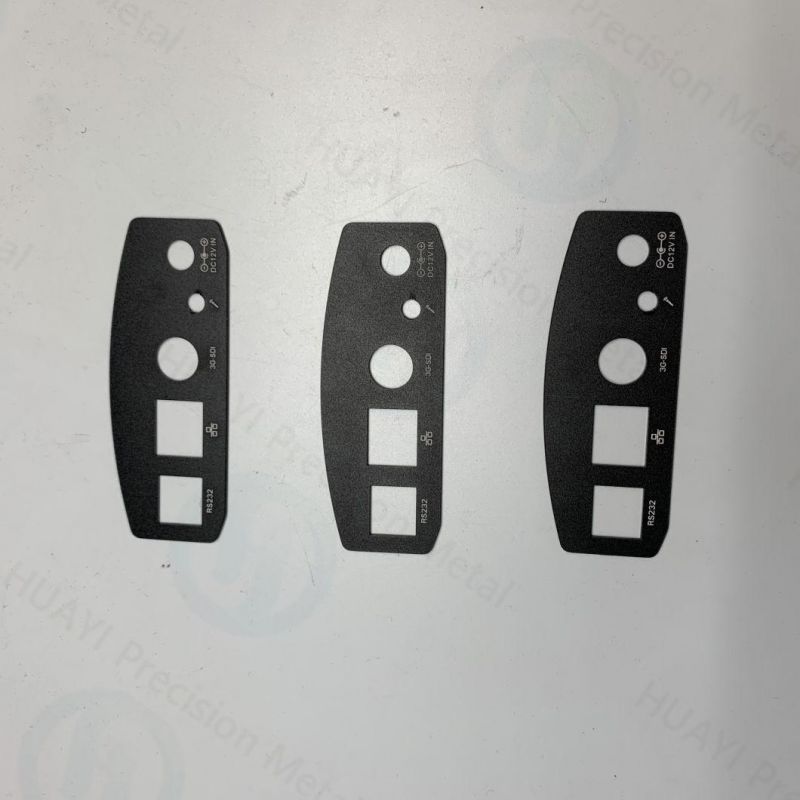 Custom Made Black Painting Sheet Metal Back Cover, Bespoke Aluminum Plate, Computer and Laptop Shell Component DVD Shell and CD Slot
