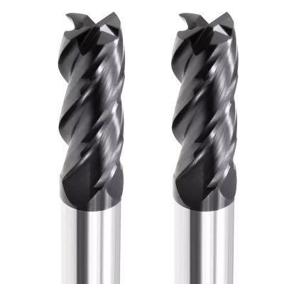 2 Flute HRC45 HRC55 Solid Carbide Ball Nose End Mill Turning Tool CNC Cutter