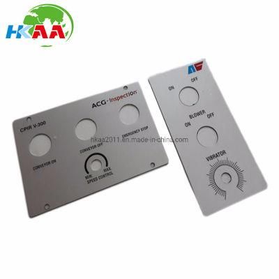 Customized Precision CNC Milling Aluminum Control Panel with Labels