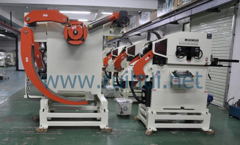 Metal Stamping 3 in 1 Uncoiler Straightener and Feeder Machine for Punch Production Line