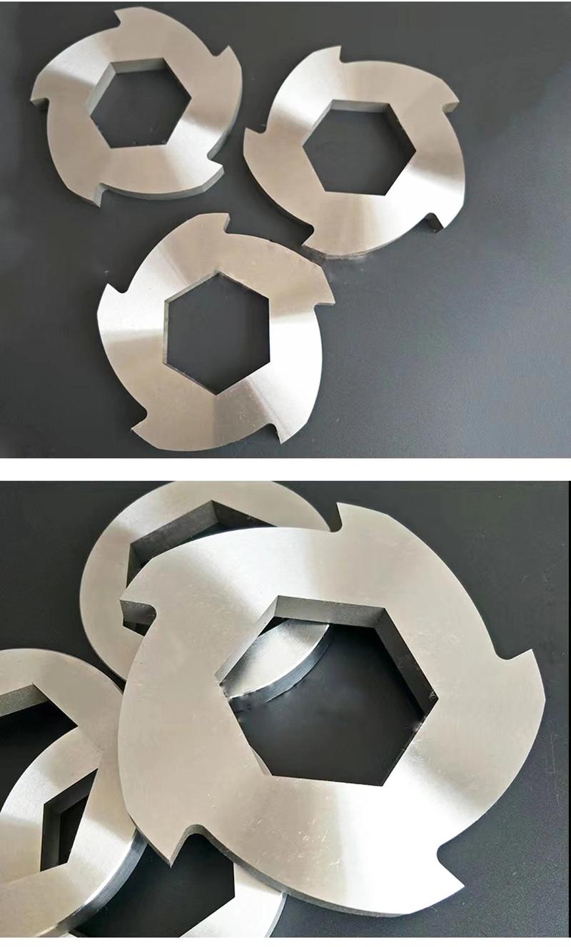 Customized SKD11 Material Plastic Rubber Machinery Part Shredder Box Blade