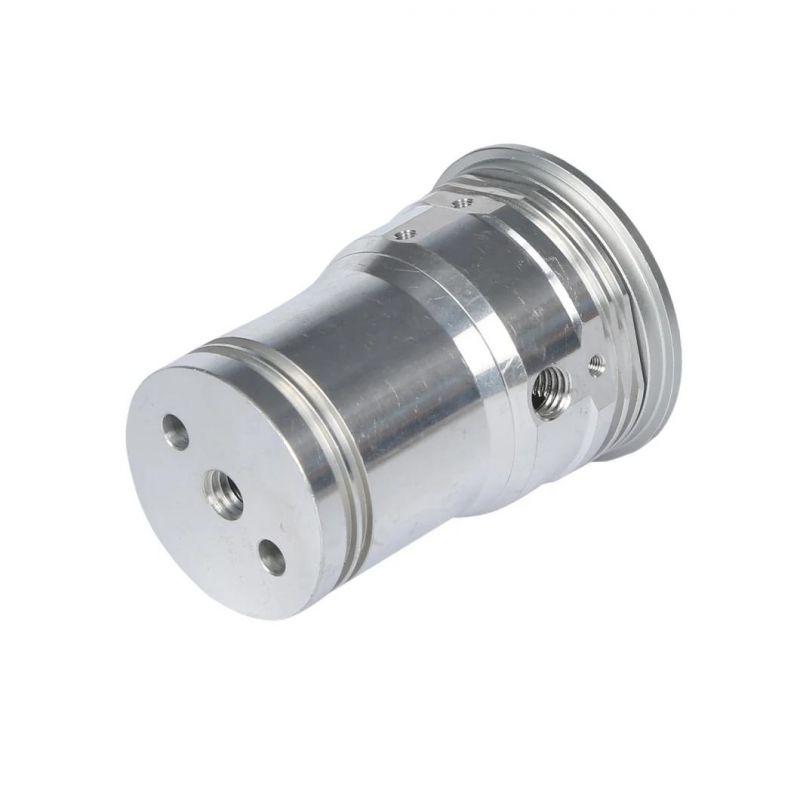 Cylindrical Aluminum CNC Turning LED Light Heat Sink LED Down Light Heat Sink