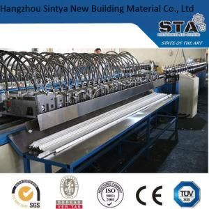 Rolled Light Steel Frame Ceiling Panel T Bar Main Tee Roll Forming Machine