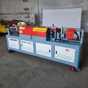 Double Raction Gt4-14 Straightener and Cutter High Efficiently Steel Bar Straightening and Cutting Machine for Sale