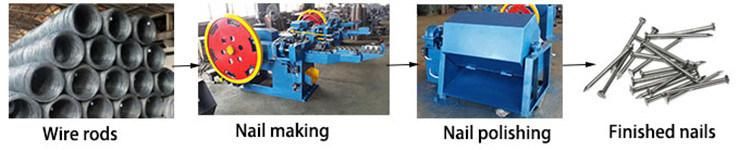 Cheap Automatic Steel Wire Nail Production Machine Line Producer Steel Nail